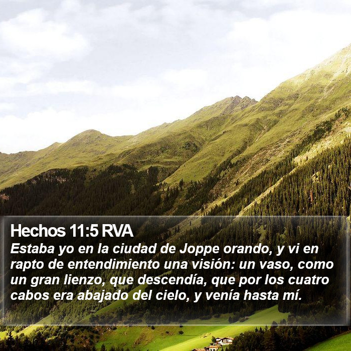 Hechos 11:5 RVA Bible Study