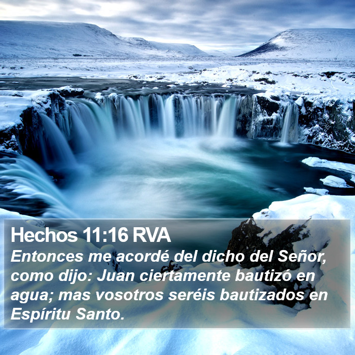 Hechos 11:16 RVA Bible Study