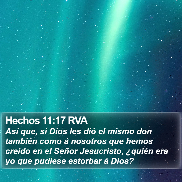 Hechos 11:17 RVA Bible Study