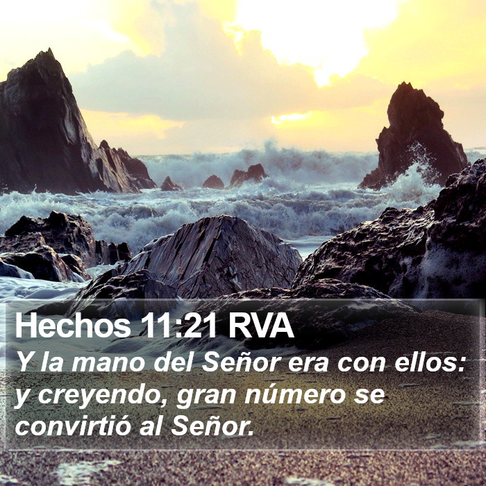 Hechos 11:21 RVA Bible Study