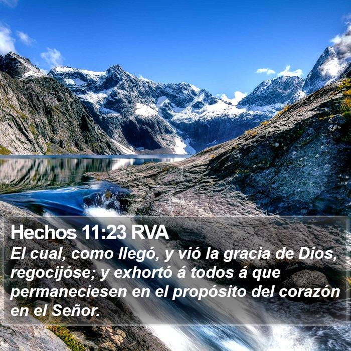 Hechos 11:23 RVA Bible Study