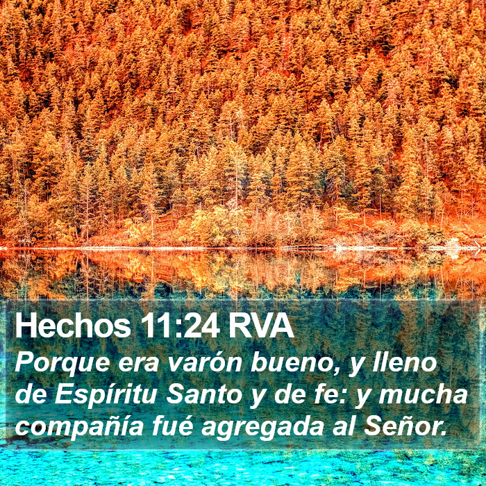 Hechos 11:24 RVA Bible Study