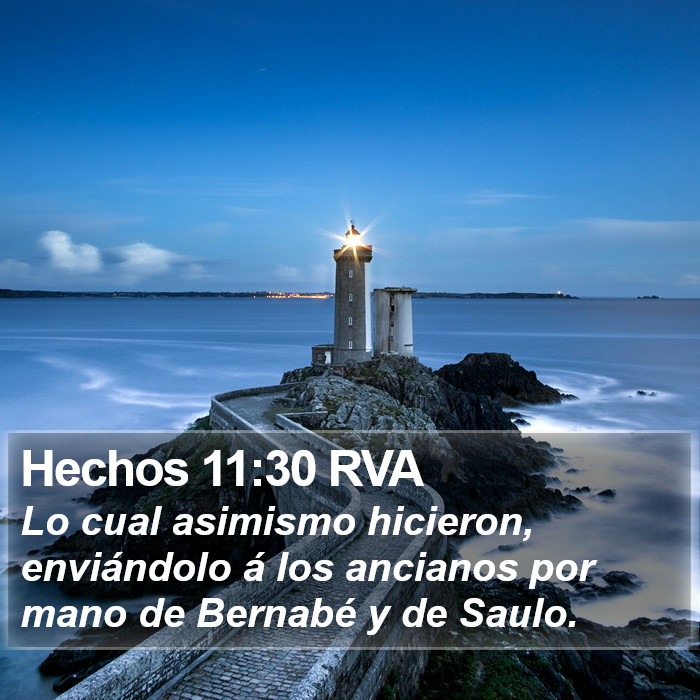 Hechos 11:30 RVA Bible Study