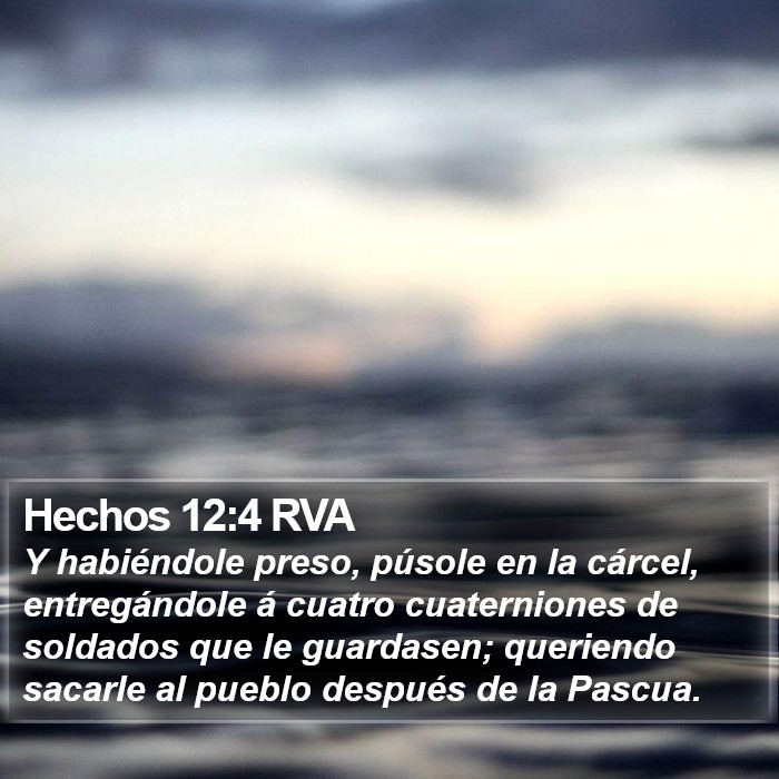 Hechos 12:4 RVA Bible Study