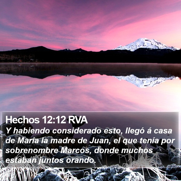 Hechos 12:12 RVA Bible Study