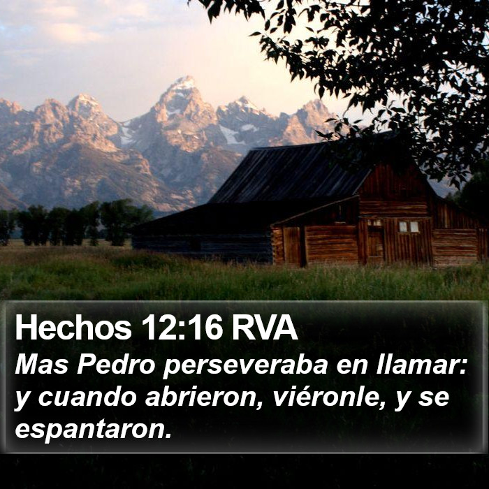 Hechos 12:16 RVA Bible Study