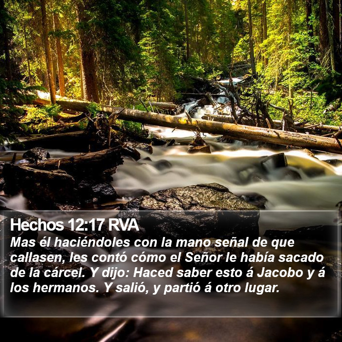 Hechos 12:17 RVA Bible Study