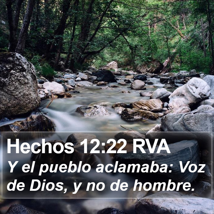 Hechos 12:22 RVA Bible Study