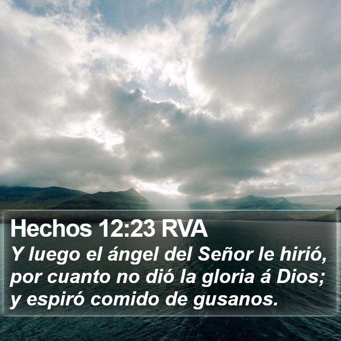 Hechos 12:23 RVA Bible Study