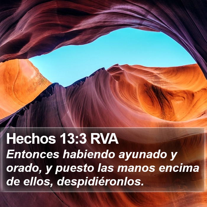 Hechos 13:3 RVA Bible Study