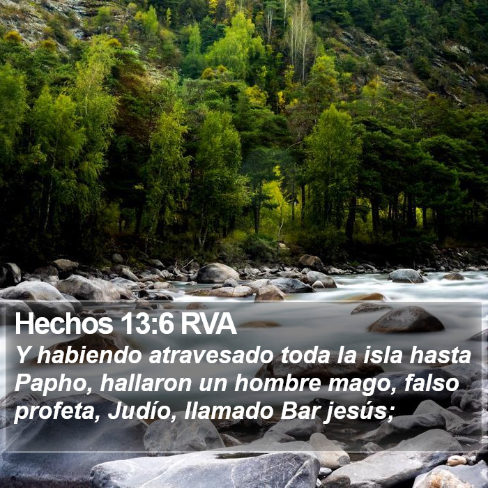 Hechos 13:6 RVA Bible Study