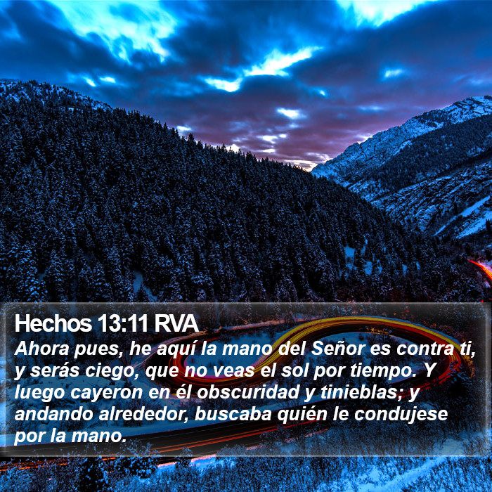 Hechos 13:11 RVA Bible Study