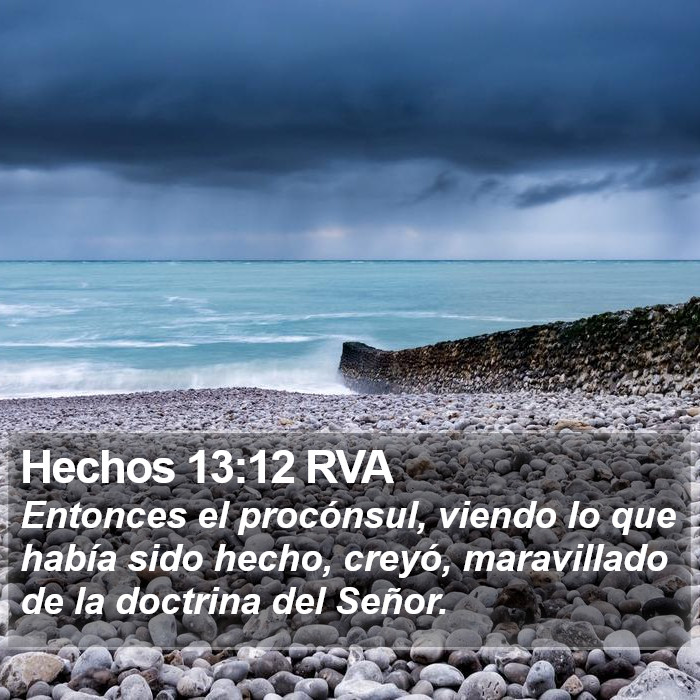 Hechos 13:12 RVA Bible Study