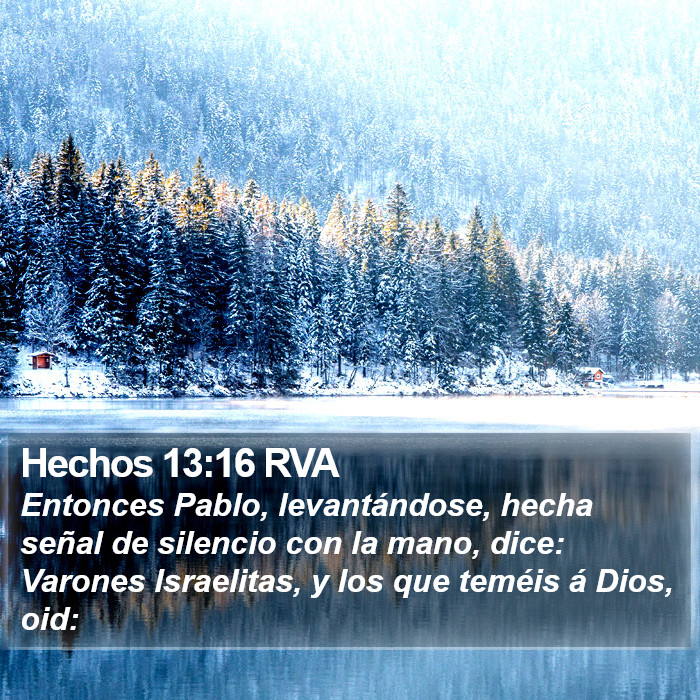 Hechos 13:16 RVA Bible Study