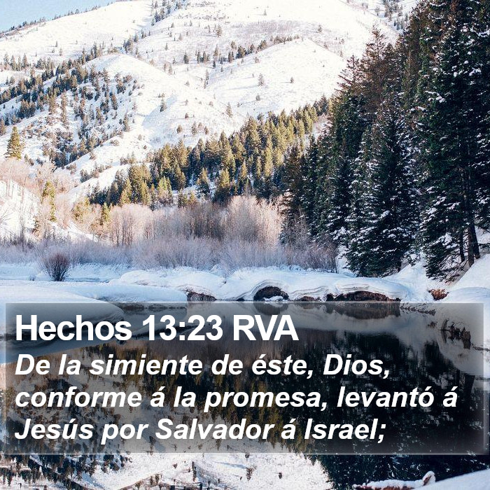 Hechos 13:23 RVA Bible Study