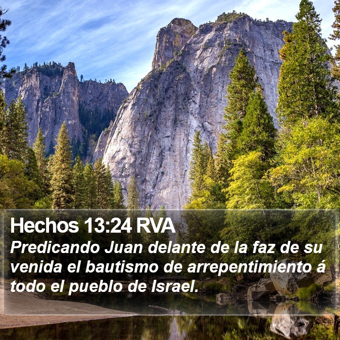 Hechos 13:24 RVA Bible Study