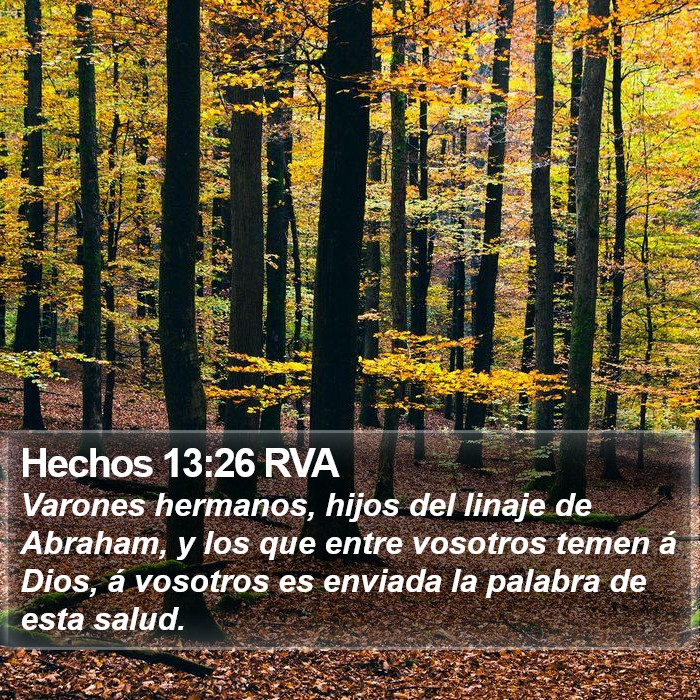 Hechos 13:26 RVA Bible Study