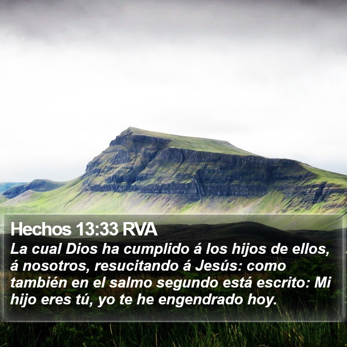 Hechos 13:33 RVA Bible Study