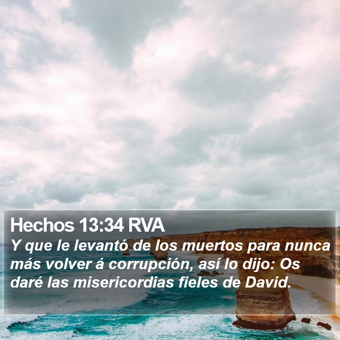 Hechos 13:34 RVA Bible Study