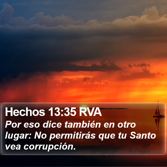 Hechos 13:35 RVA Bible Study