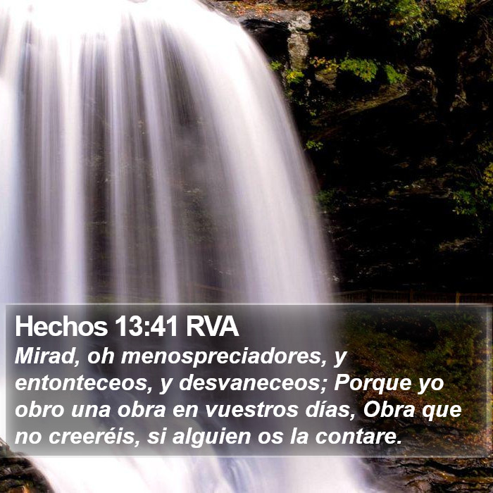 Hechos 13:41 RVA Bible Study