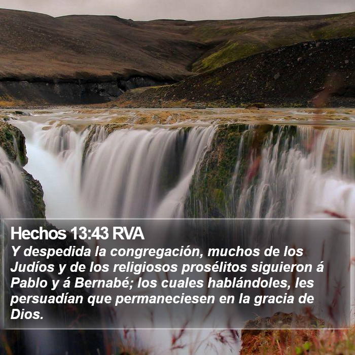 Hechos 13:43 RVA Bible Study