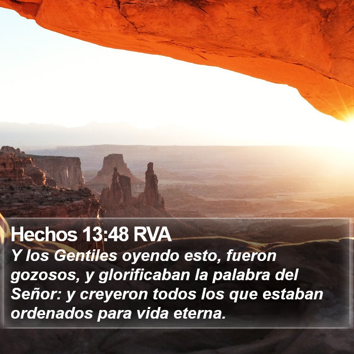 Hechos 13:48 RVA Bible Study