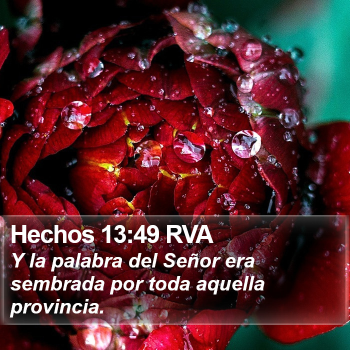 Hechos 13:49 RVA Bible Study