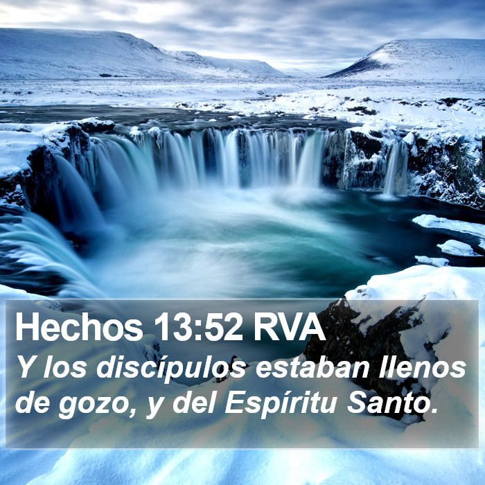 Hechos 13:52 RVA Bible Study