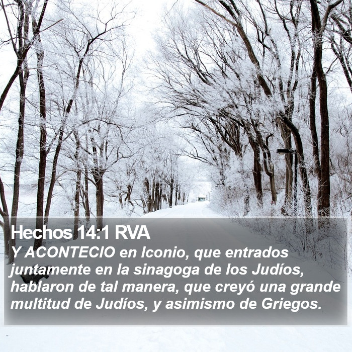 Hechos 14:1 RVA Bible Study