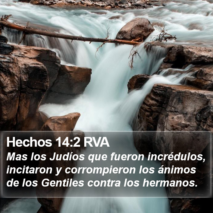 Hechos 14:2 RVA Bible Study