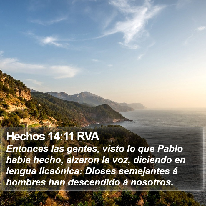 Hechos 14:11 RVA Bible Study