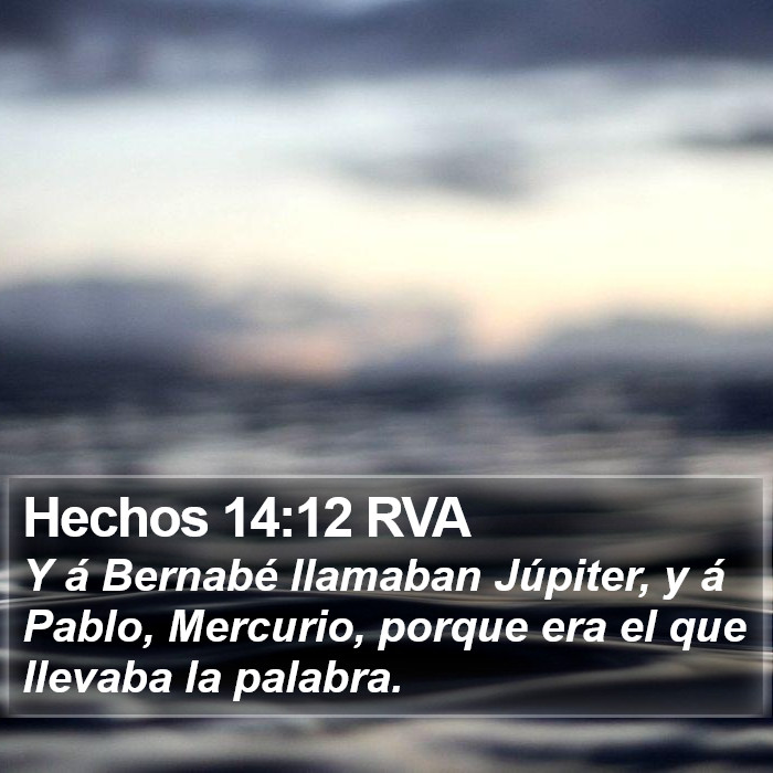 Hechos 14:12 RVA Bible Study