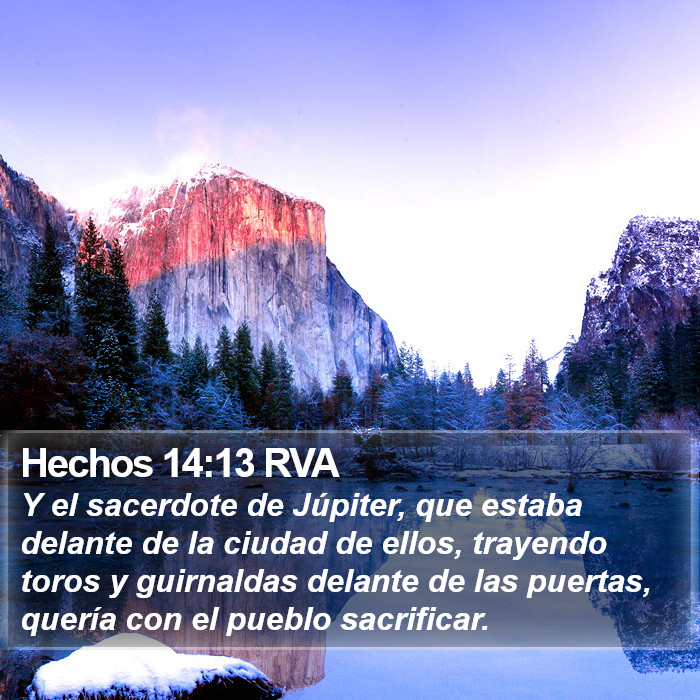Hechos 14:13 RVA Bible Study