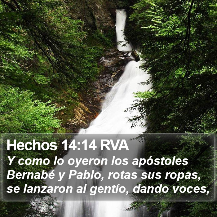 Hechos 14:14 RVA Bible Study