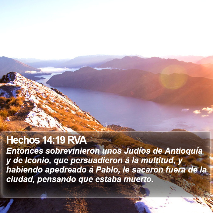 Hechos 14:19 RVA Bible Study