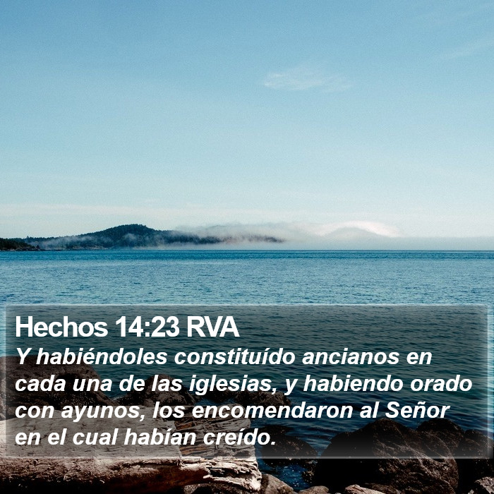 Hechos 14:23 RVA Bible Study