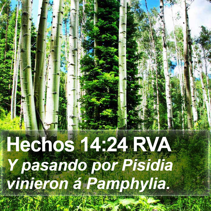 Hechos 14:24 RVA Bible Study