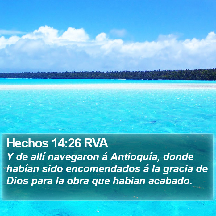 Hechos 14:26 RVA Bible Study