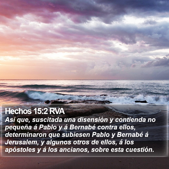 Hechos 15:2 RVA Bible Study