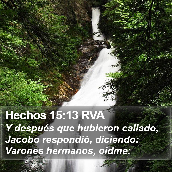 Hechos 15:13 RVA Bible Study