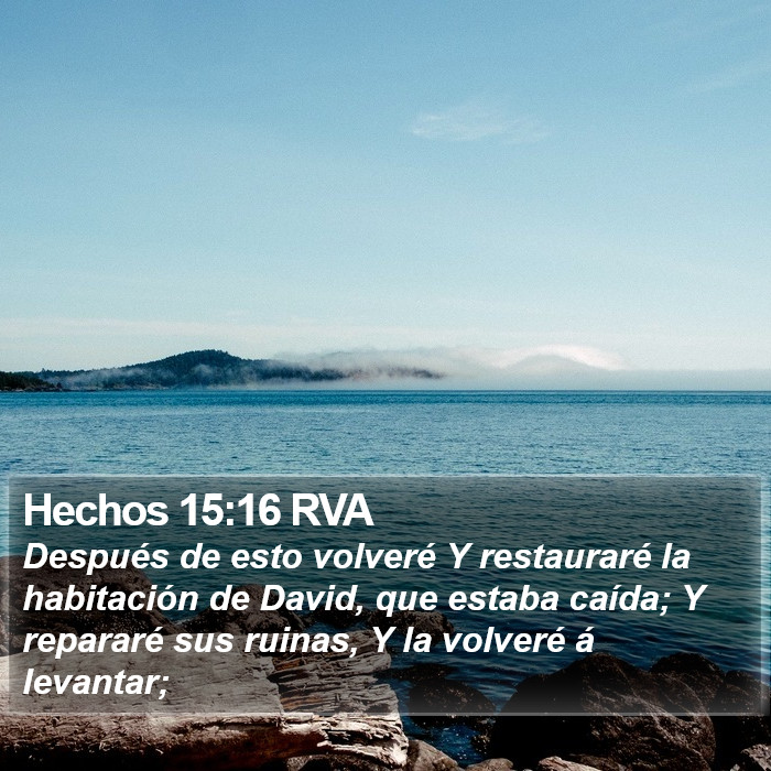 Hechos 15:16 RVA Bible Study