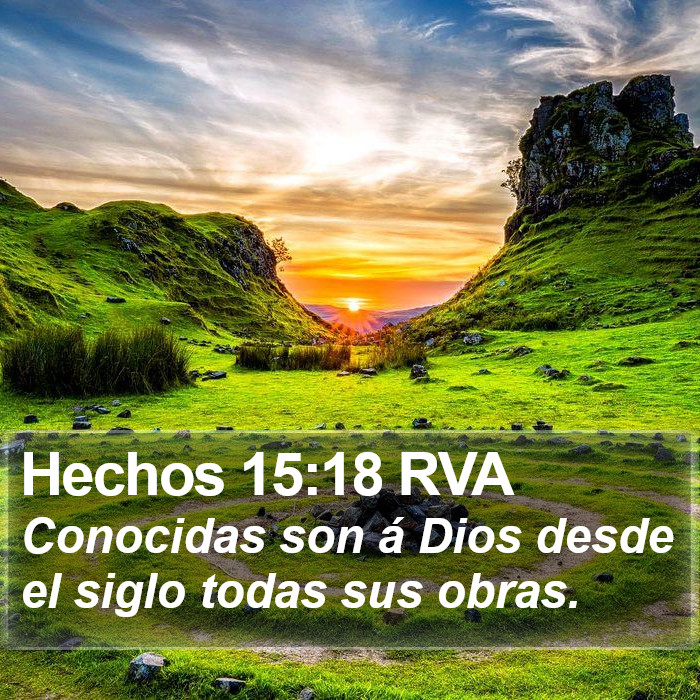 Hechos 15:18 RVA Bible Study