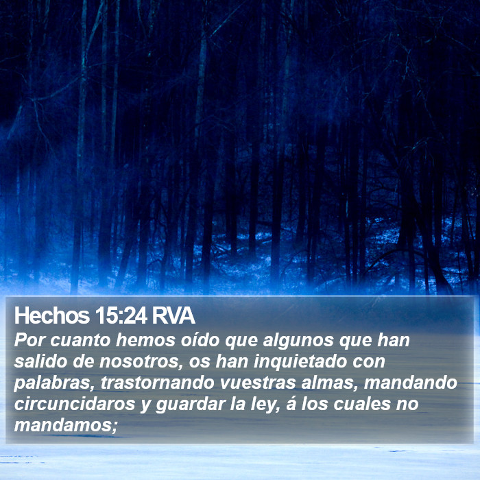 Hechos 15:24 RVA Bible Study