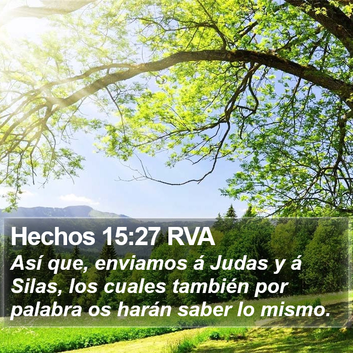 Hechos 15:27 RVA Bible Study
