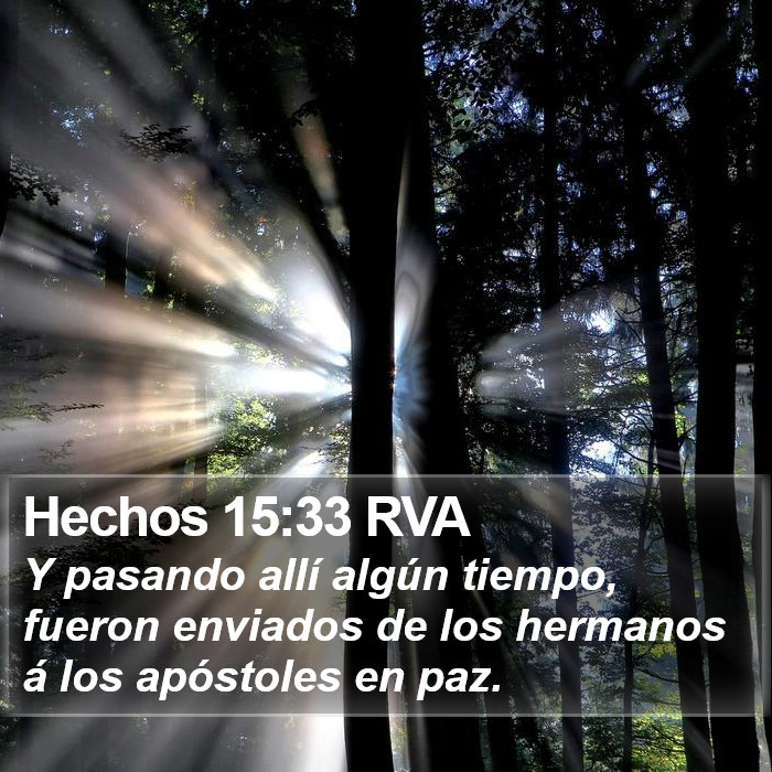 Hechos 15:33 RVA Bible Study