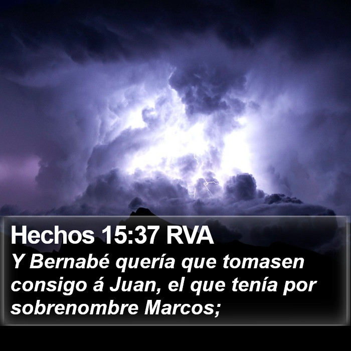 Hechos 15:37 RVA Bible Study