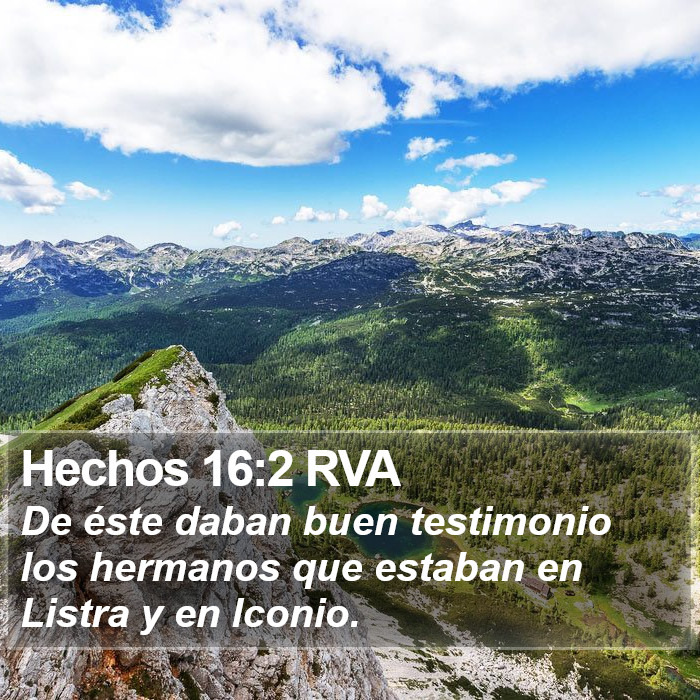 Hechos 16:2 RVA Bible Study