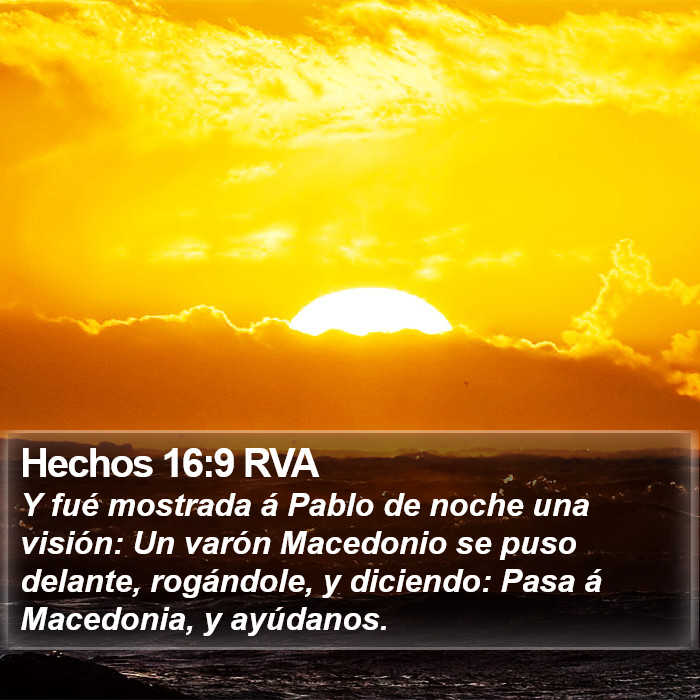 Hechos 16:9 RVA Bible Study