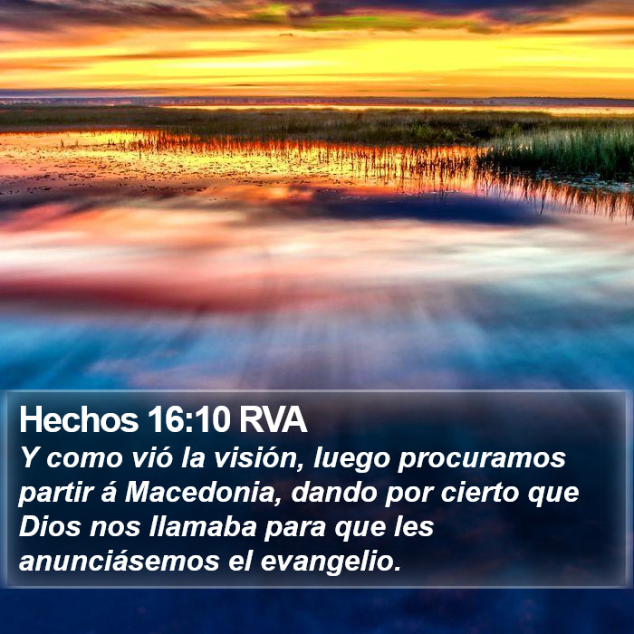 Hechos 16:10 RVA Bible Study